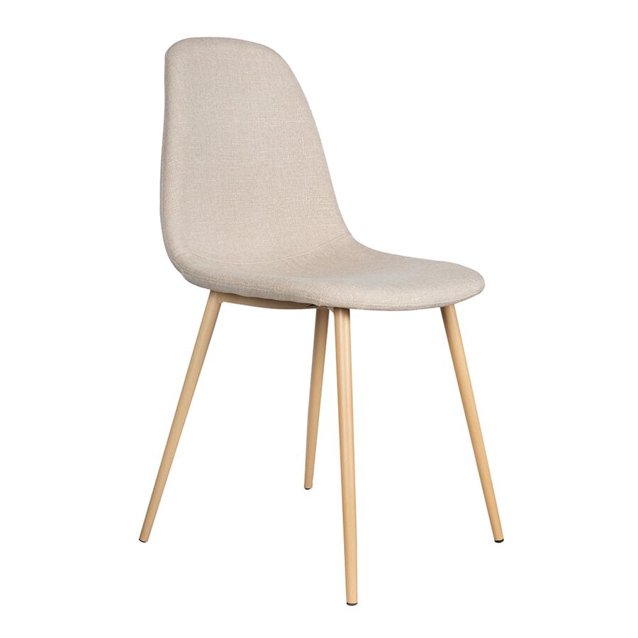 Silla de comedor beige Concept 45x55x86cm