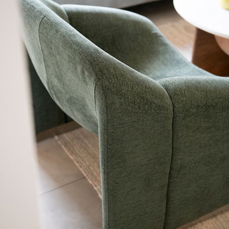 Butaca verde Nelia 81x64x74cm Clau&Chloe