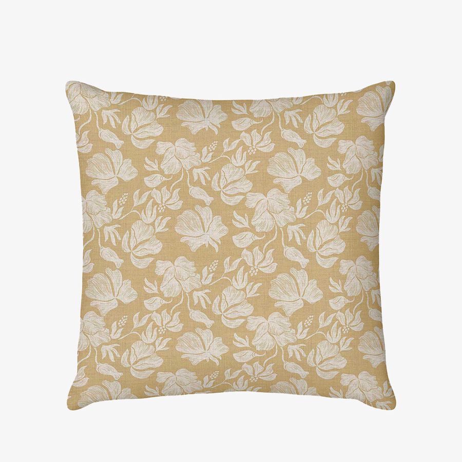 Funda de coj&iacute;n de lino meadow Botanicals 45x45cm Clau&Chloe