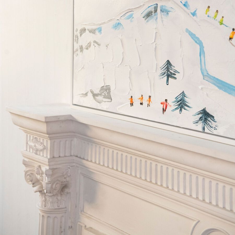 Cuadro con marco y cristal Sky Resort 60x120cm