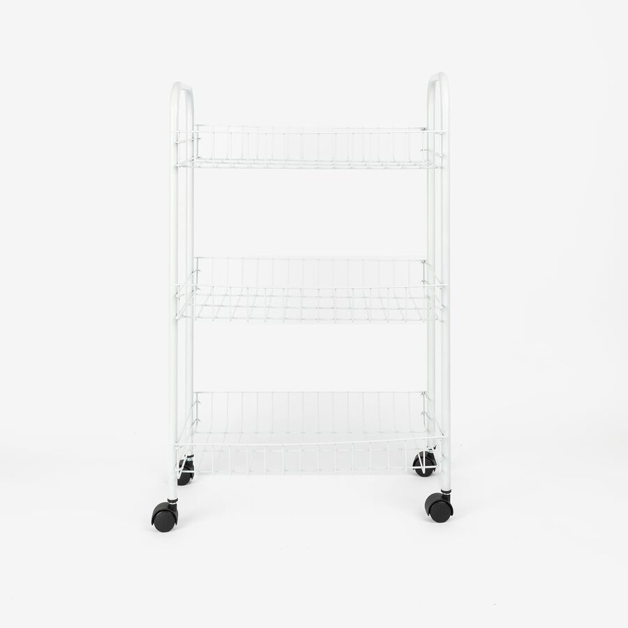 Carro cocina metal 3 cestas 40x26x62cm