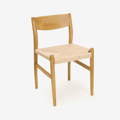 Silla de comedor de madera de olmo Lia 47x44x78cm Clau&Chloe
