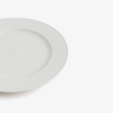 Plato de postre de porcelana new bone china blanco Lara &Oslash;20cm