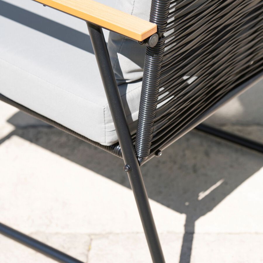 Set de jardín de 4 piezas de metal Boracay