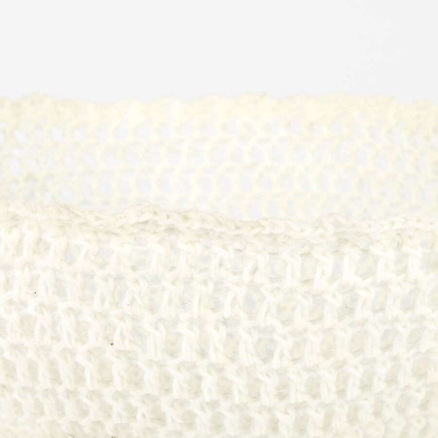 Frutero de algodón blanco Nadel Ø25x8cm