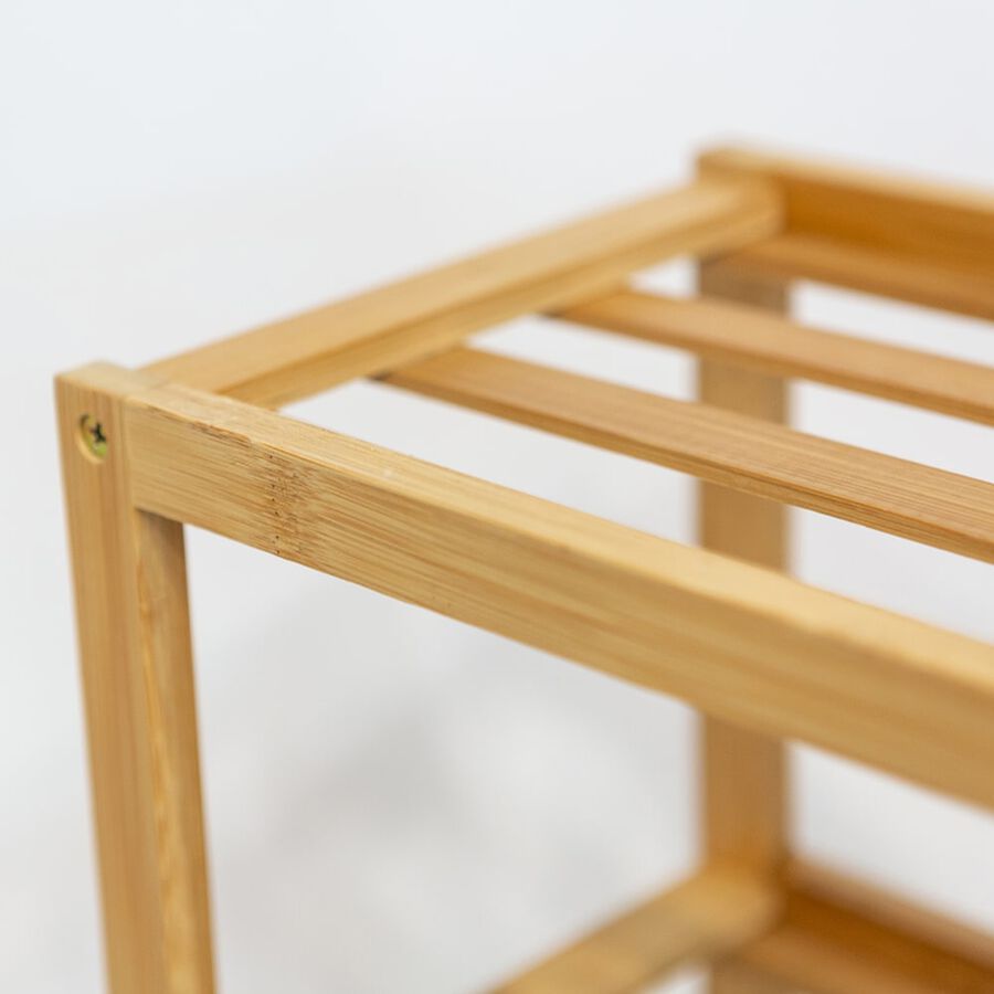 Estantería de 5 estantes de bambú Camila 32x18x78cm