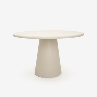 Mesa de comedor de microcemento Kurli Ø120x75cm Clau&Chloe