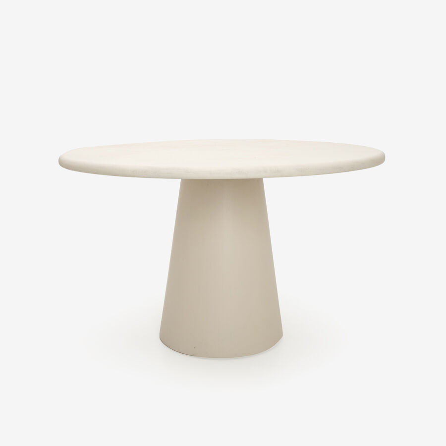 Mesa de comedor de microcemento Kurli Ø120x75cm Clau&Chloe