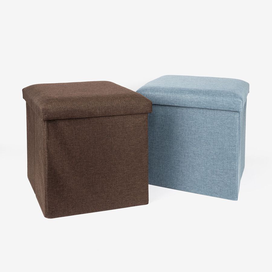 Taburete con almacenaje Jara 38x38cm en vaios colores