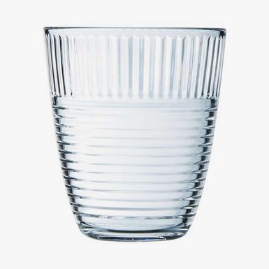 Vaso de vidrio transparente Zama 31cl &Oslash;9x10cm
