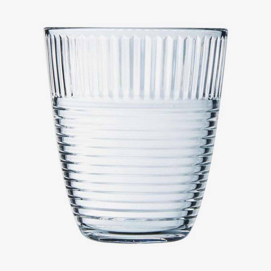 Vaso de vidrio transparente Zama 31cl &Oslash;9x10cm