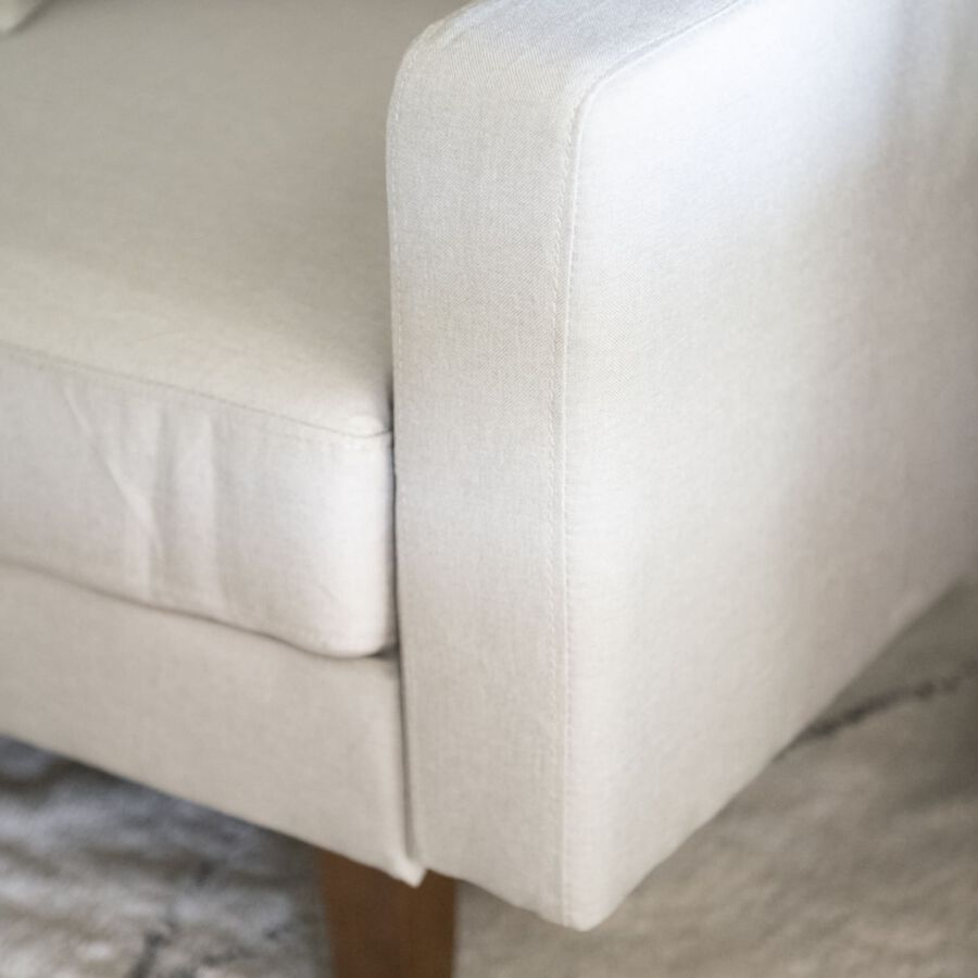 Sof&aacute; de 2 plazas beige Padua 178x84,5x83cm