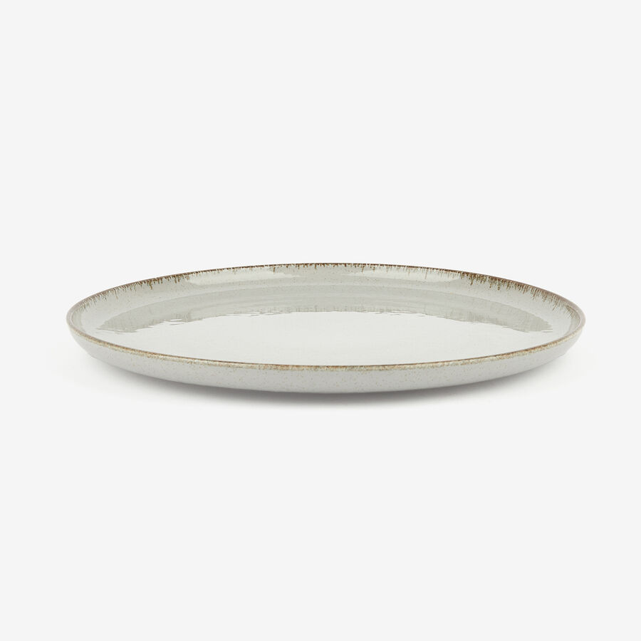 Vajilla de porcelana gris Olite