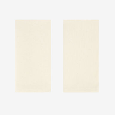 Set 2 servilletas de algodón y poliéster beige Faura 45x45cm