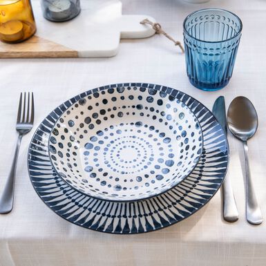 Plato llano de porcelana Ming &Oslash;27cm