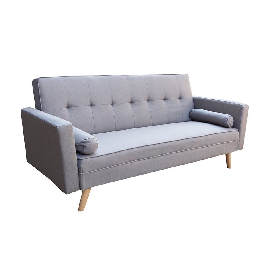 Sofá cama gris Roma 188x78x85cm