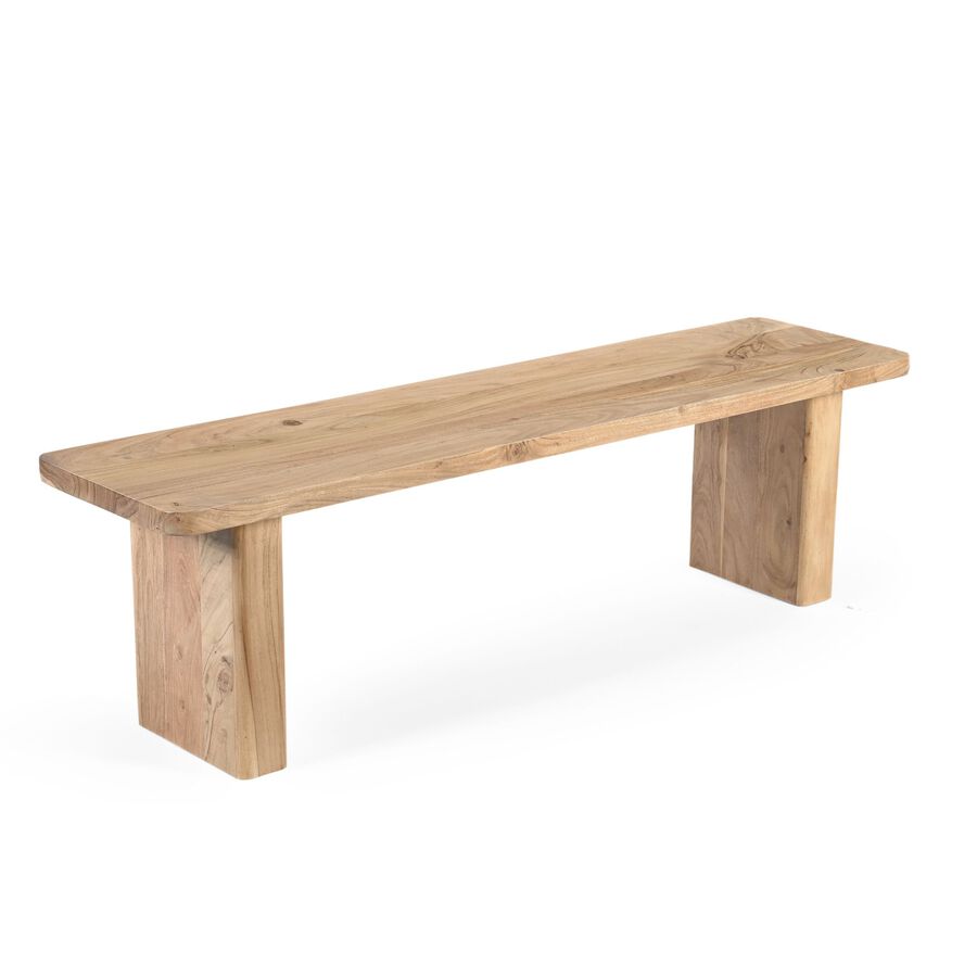 Banco de madera de acacia Yakarta 160x40x45cm