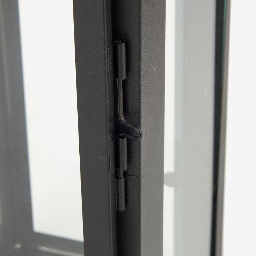 Farol de metal negro Calin 29cm