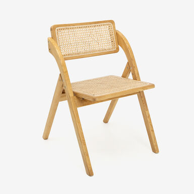 Silla plegable de madera de olmo Cecilia Clau&Chloe