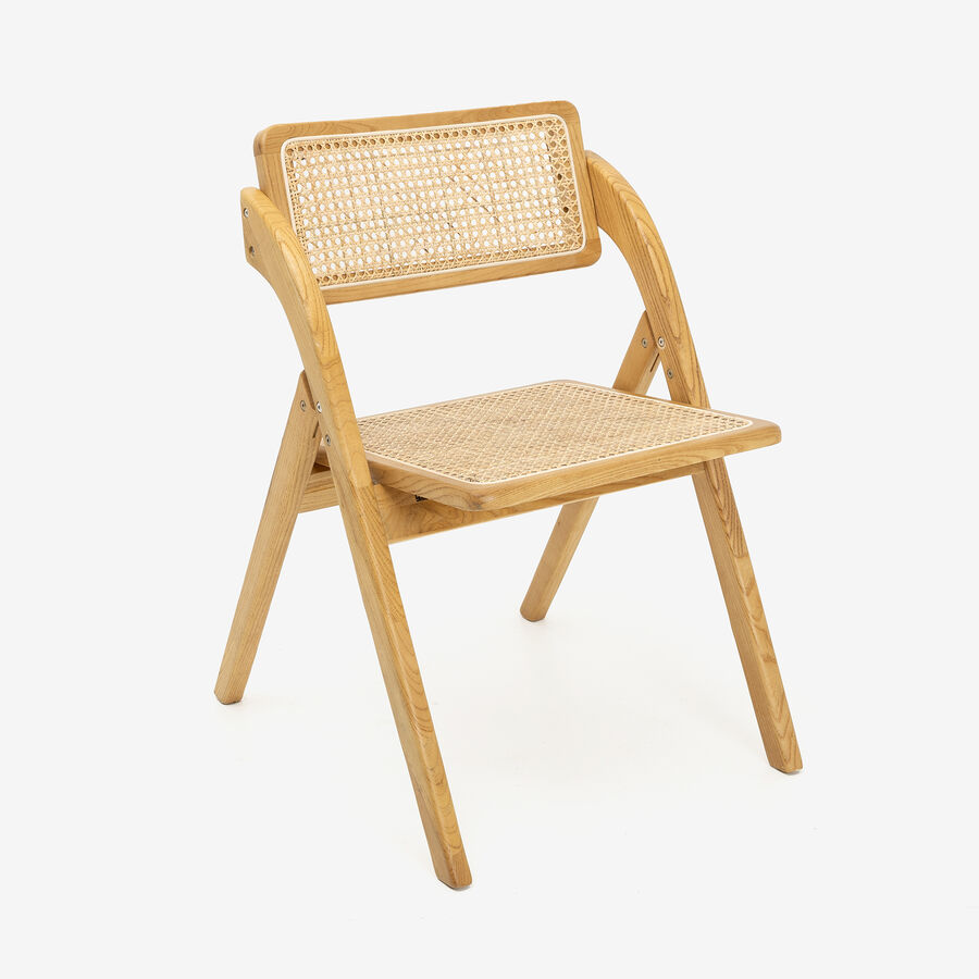 Silla plegable de madera de olmo Cecilia Clau&Chloe