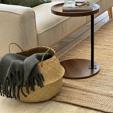 Cesta de mimbre plegable Ø43x29cm