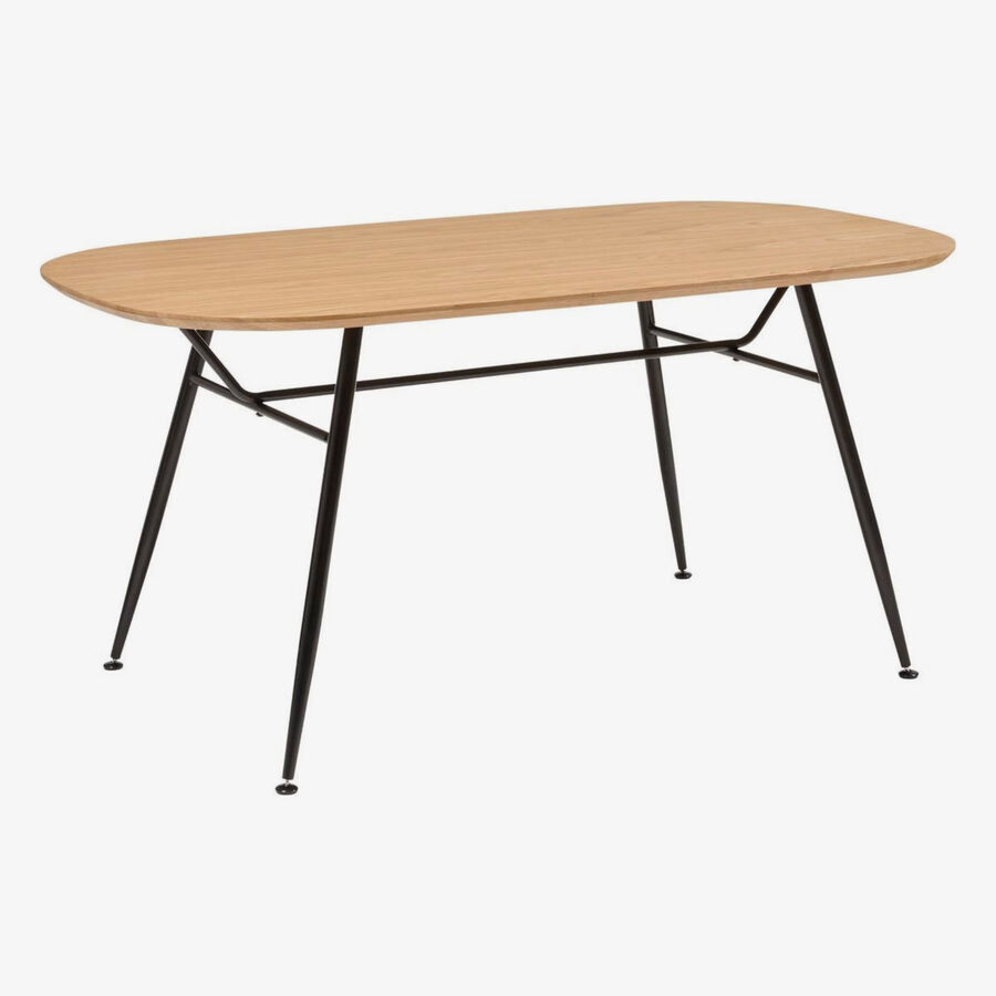 Mesa de comedor de madera 160x90cm 