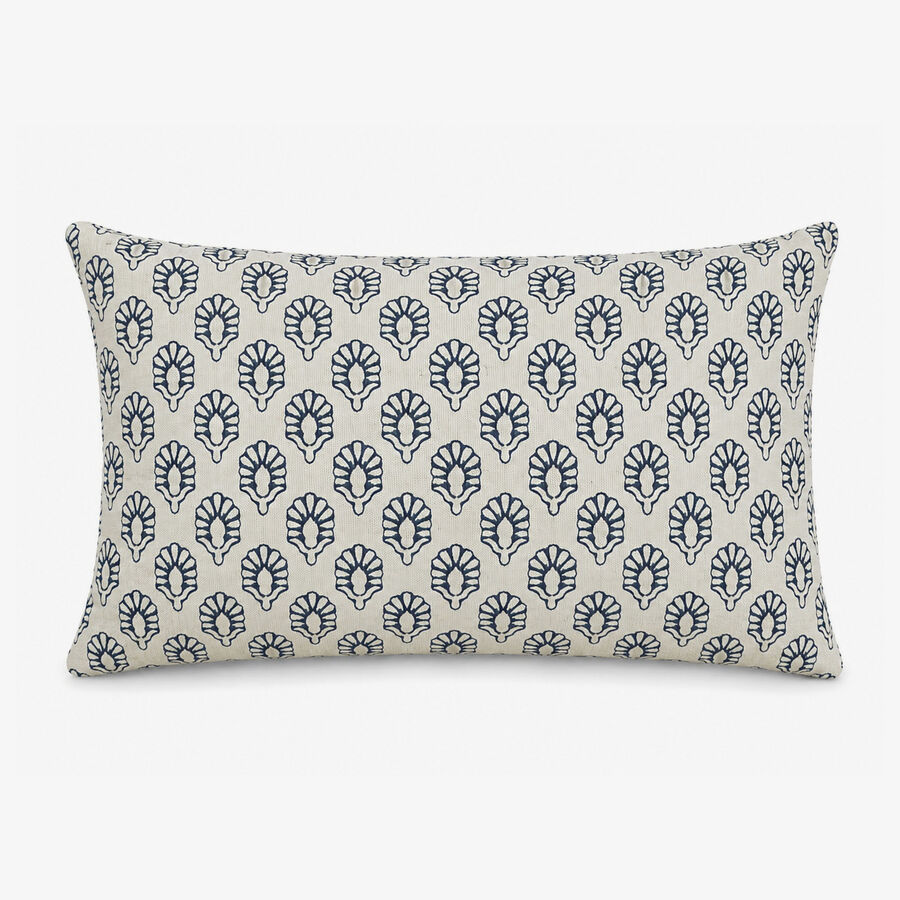 Funda de coj&iacute;n reversible amarilla de algod&oacute;n y poli&eacute;ster Sira 30x45cm