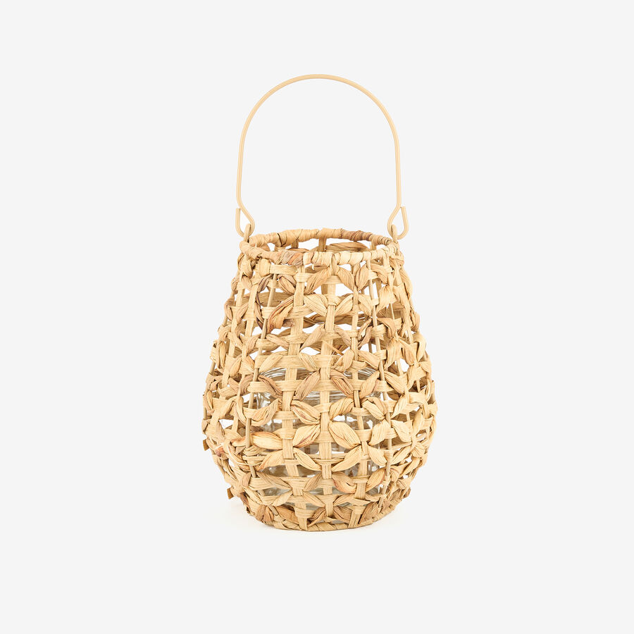 Farol de fibras naturales Fedik &Oslash;18x23cm