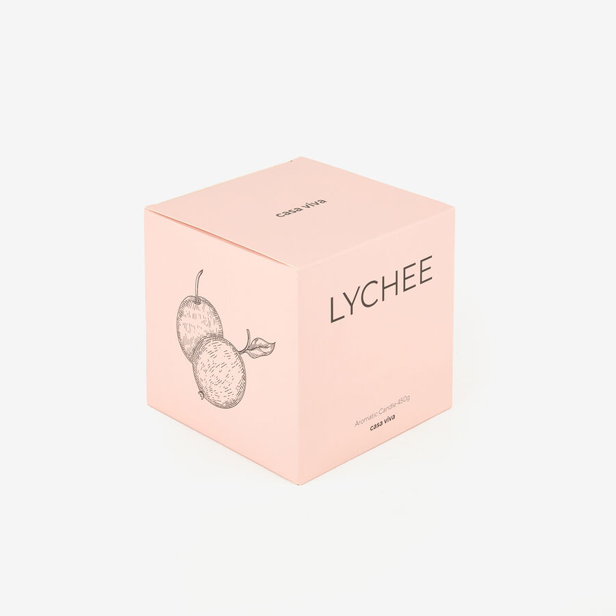 Vela arom&aacute;tica Lychee 450g &Oslash;11x11cm 