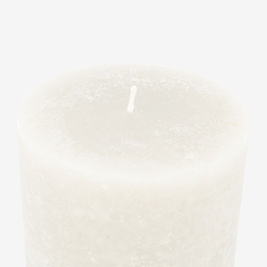 Vela decorativa cilindro taupe Kerze &Oslash;10x10cm