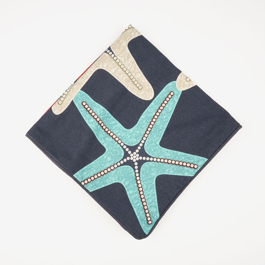 Funda de coj&iacute;n de algod&oacute;n Starfish 45x45cm