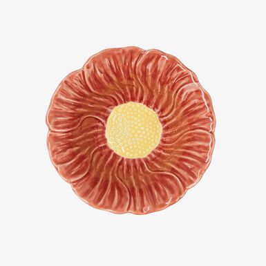 Bol de flor rojo de porcelana Pomera 16cm