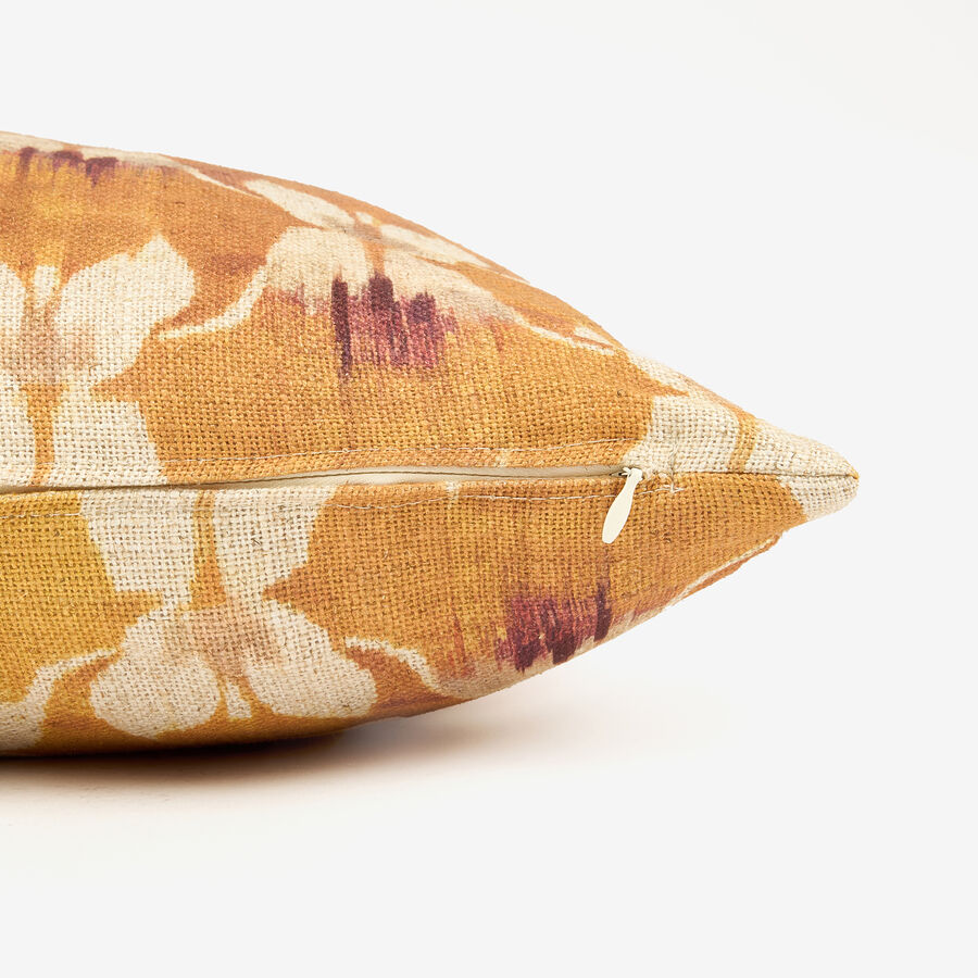 Funda de cojín algodón naranja Koray 45x45cm