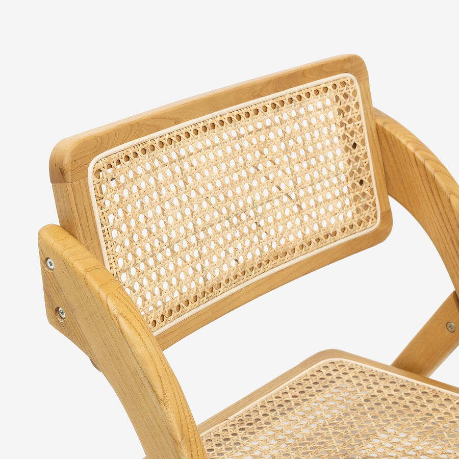 Silla plegable de madera de olmo Cecilia Clau&Chloe