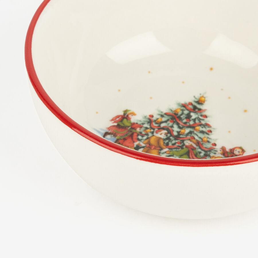 Bol de cer&aacute;mica Nochebuena &Oslash;11cm