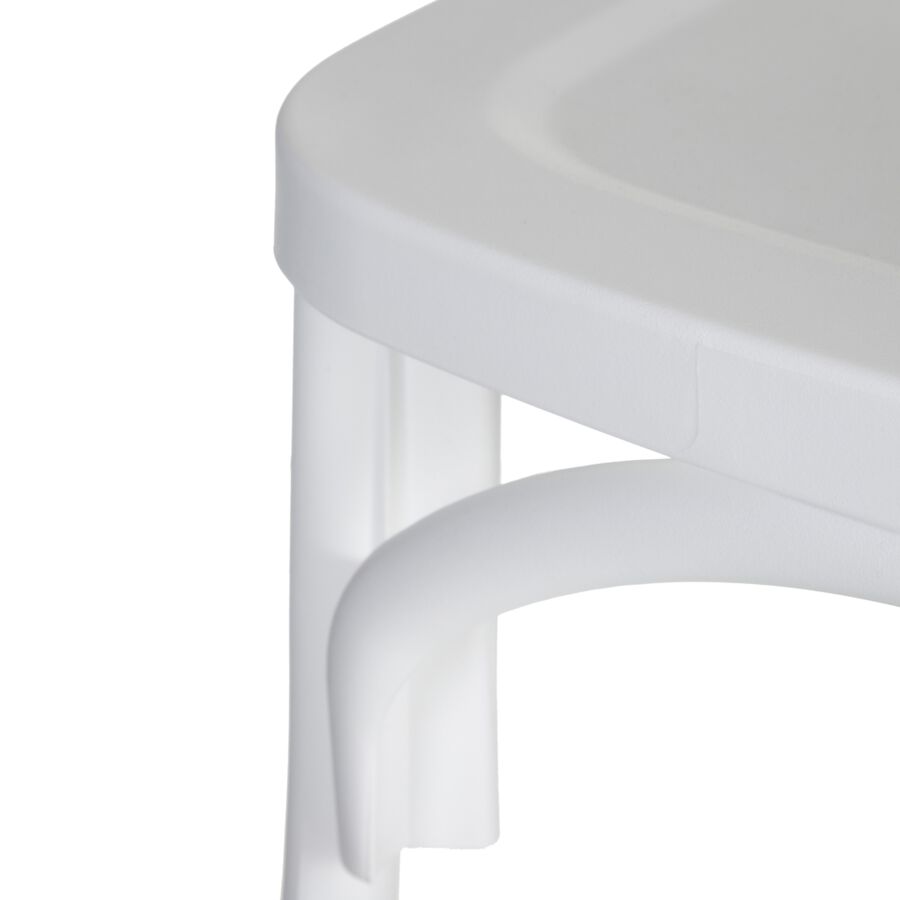 Set de 4 sillas de comedor blanco Cassie 48x43x91cm