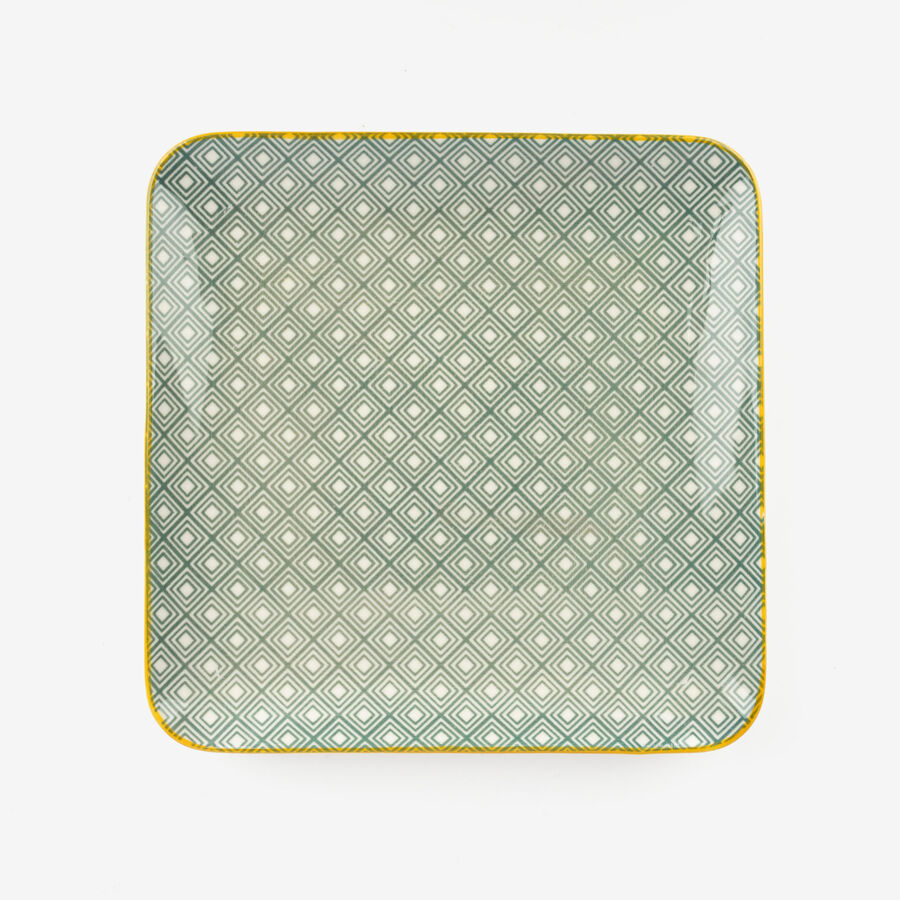 Bandeja de porcelana Okinawa 21x21cm