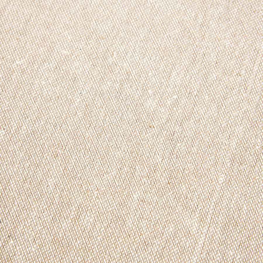 Mantel de algodón beige liso 150x200cm