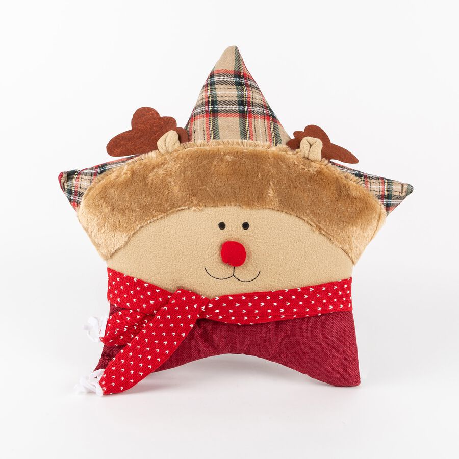 Cojín en forma de estrella Navidad 40cm en varios modelos