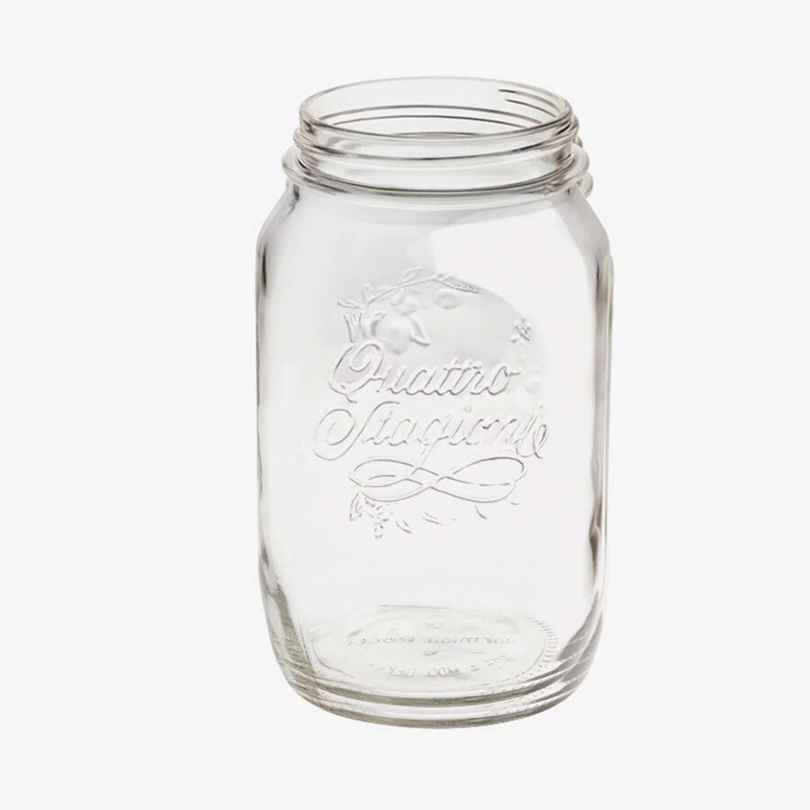 Bote de vidrio con tapa Quattro Stagioni 1L