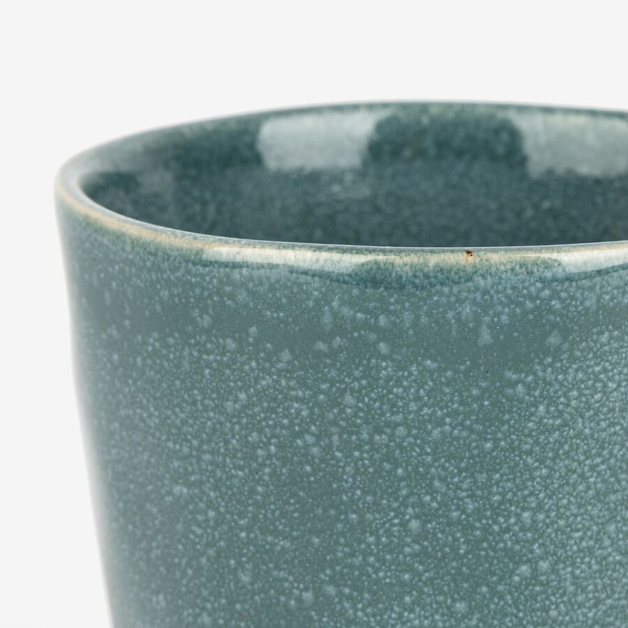 Mug azul de gres Arlet 35cl &Oslash;9x10cm