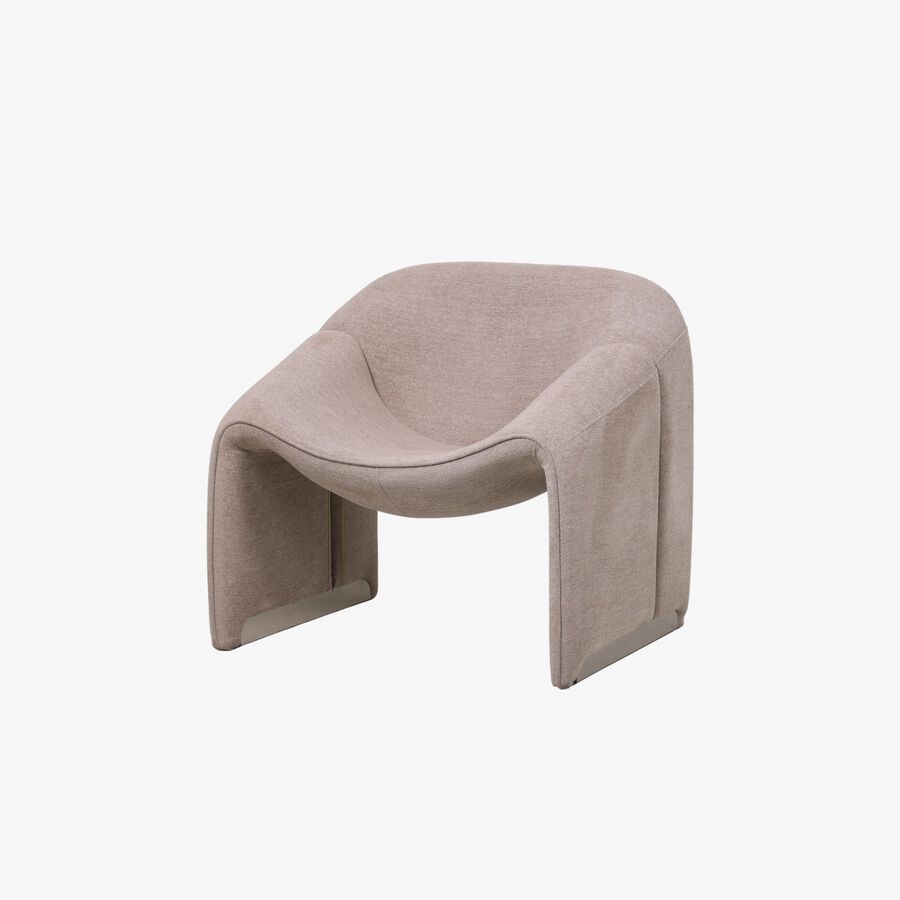 Butaca gris Nelia 81x64x74cm Clau&Chloe