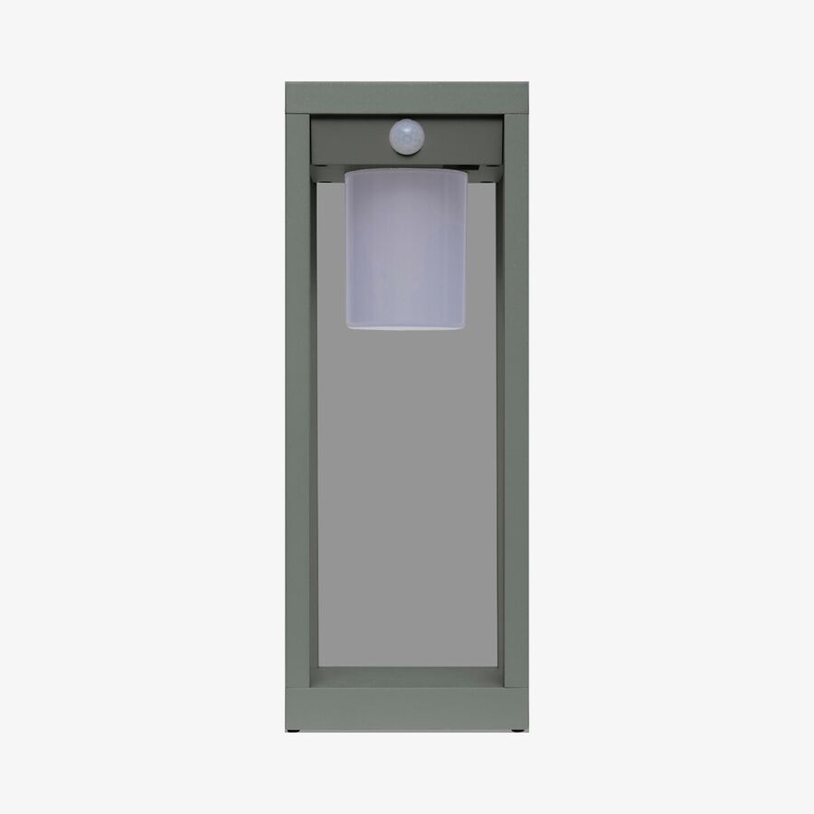 Farol solar para jard&iacute;n de aluminio verde Pirox 40cm