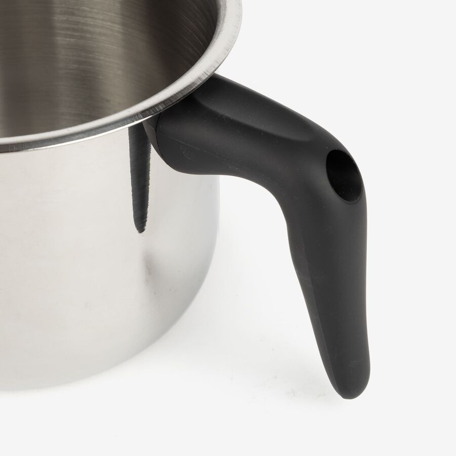 Pote de acero inoxidable apto para inducci&oacute;n Soft Touch &Oslash;12cm - 1L - Ibili