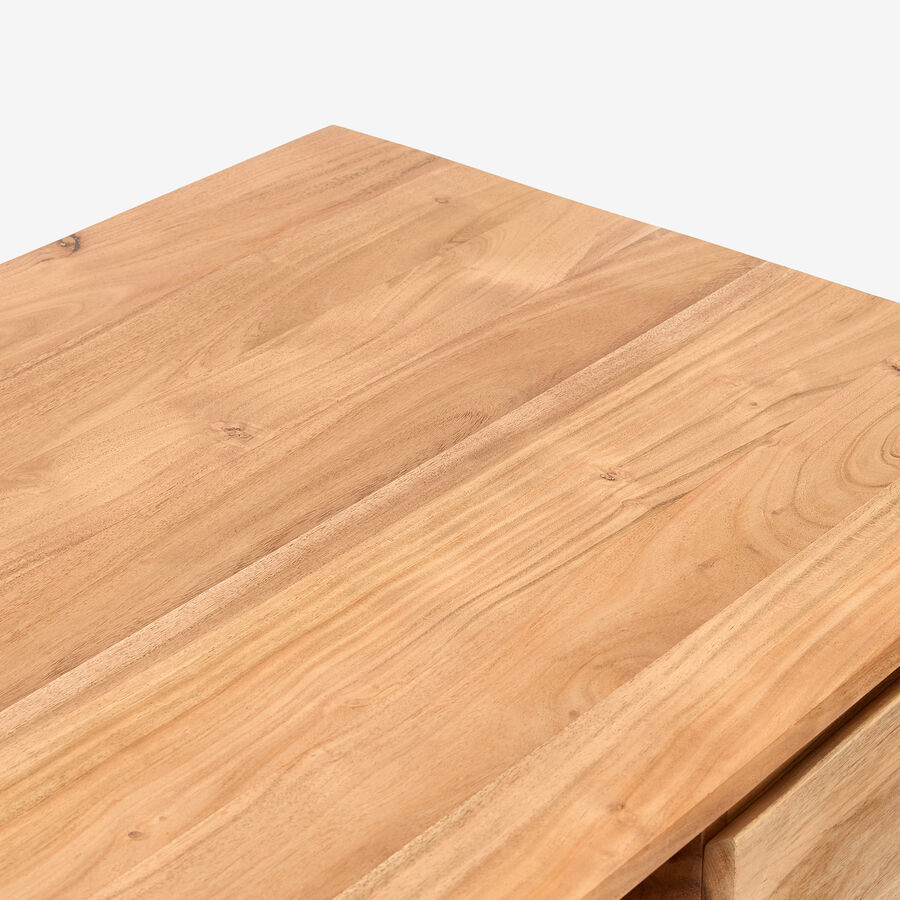 Escritorio de madera de acacia Deska 117x60x82cm