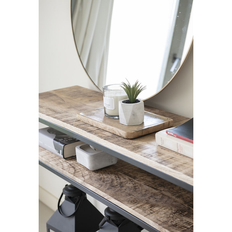 Consola de madera de mango Macao 120x35x80cm