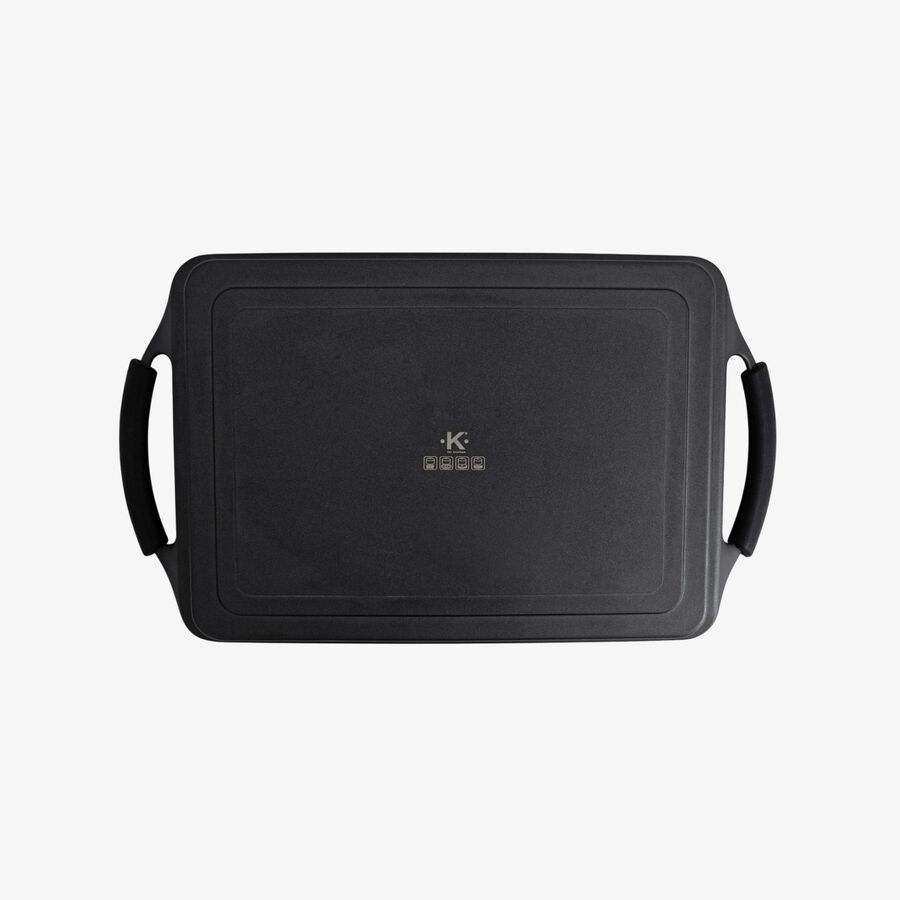 Asador de aluminio fundido para induccion 42,8x25,2cm Metallo