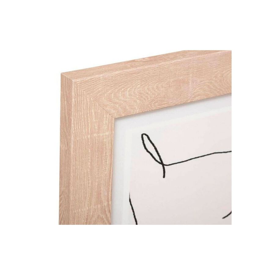 Cuadro con marco madera Silueta 50x70cm