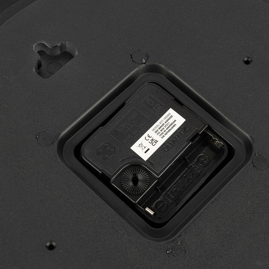 Reloj de pared plateado Ø30cm