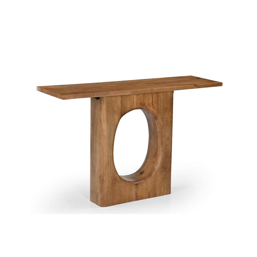 Consola de madera de mango Aero 120x35x77cm Clau&Chloe